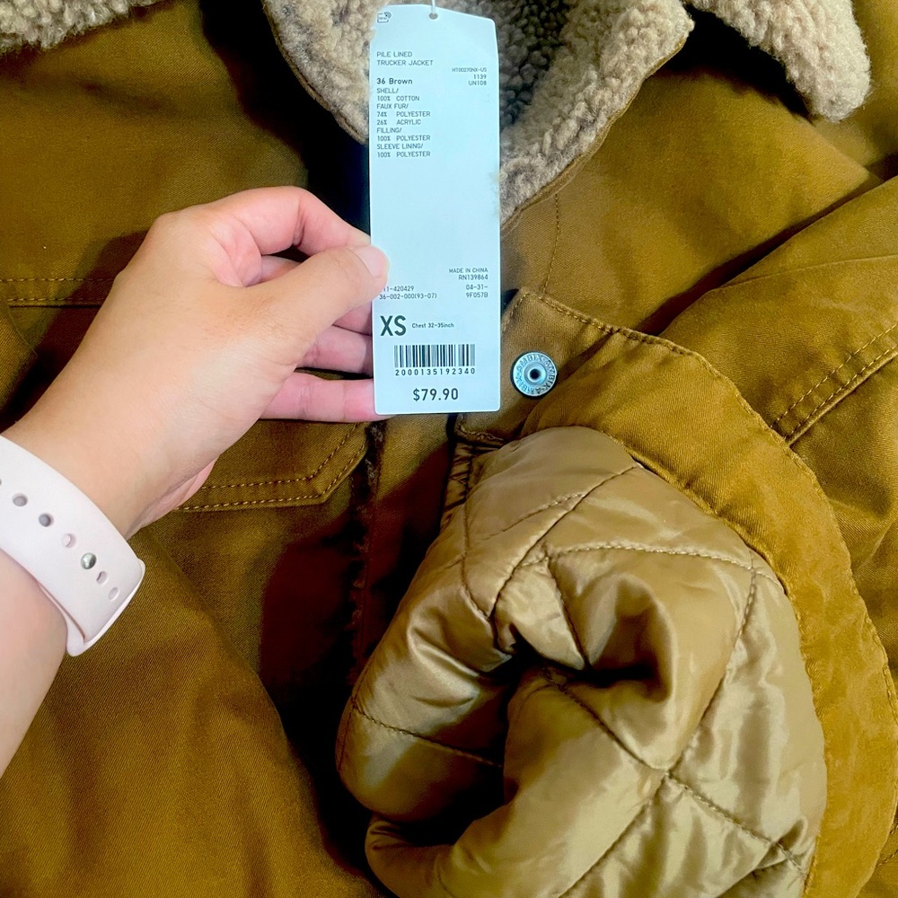 New Uniqlo lined truck jacket